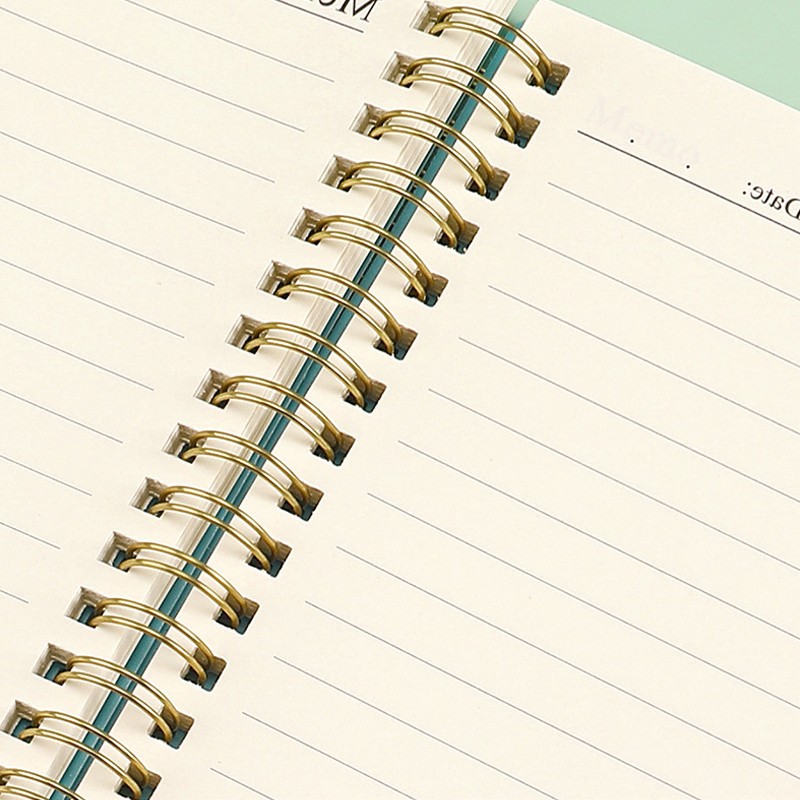 Green Spiral Notebook factory